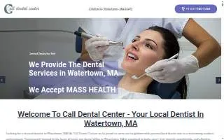 Call Dental Center website