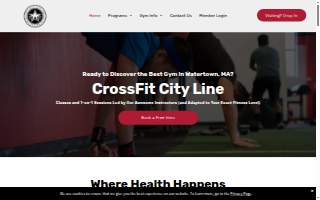 CrossFit City Line website