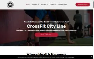 CrossFit City Line website