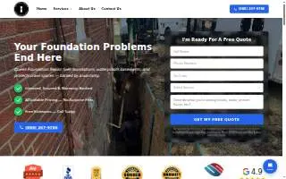 Queen Foundation Repair of Cambridge website