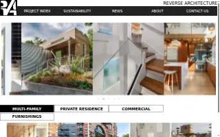 Reverse Architecture website