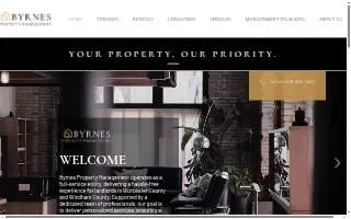 Byrnes Property Management website