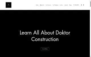 Doktor Construction website