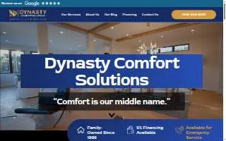 Dynasty Comfort Solutions inc. website