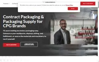 Industrial Packaging website