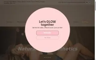 Natural Mist Aesthetics website