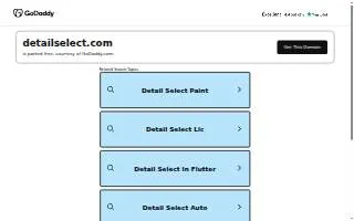 Details Etc website