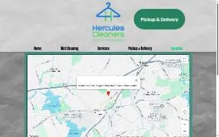 Hercules Cleaners Wellesley website