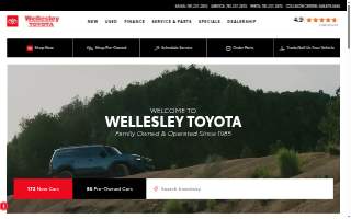 Wellesley Toyota Used Car Department