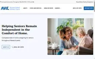 Associated Home Care of West Springfield website