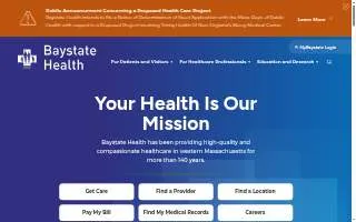 Baystate Community Health Pediatric Medicine – Springfield website