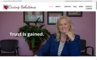Caring Solutions website