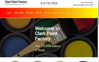 Clark Paint Factory website
