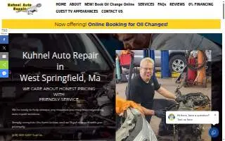 Kuhnel Auto Repair website