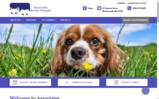 Associates Animal Hospital website