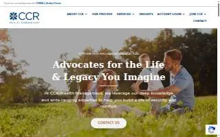 CCR Wealth Management website
