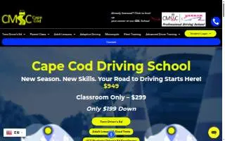 CMSC Driving School of Westborough website