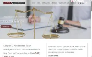 Leeper & Associates of Westborough website