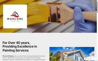 Morcone Painting website
