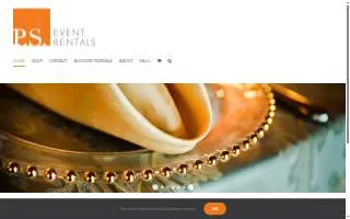 PS Event Rentals of Westborough website