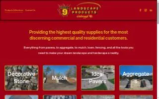 Route 9 Landscape Products website