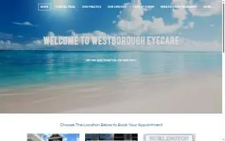 Westborough Eye Care website