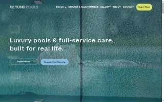 Beyond Pools, Inc of Westfield website