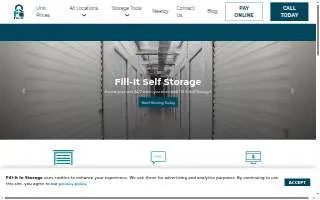 Fill-It Self Storage of Westfield website