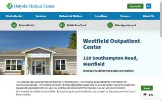 Holyoke Medical Center Family Medicine (Westfield) website