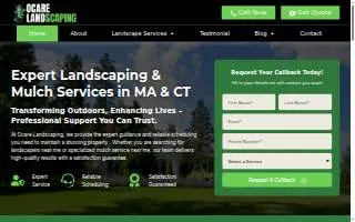 Ocare Landscaping website