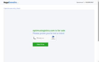 Optimum Logistic Solutions