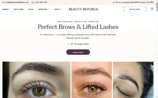 Beauty Republic website