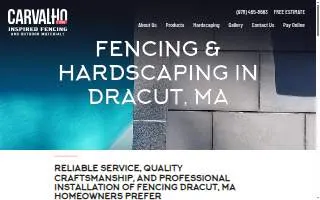 Carvalho & Sons Fence and Outdoor Materials website