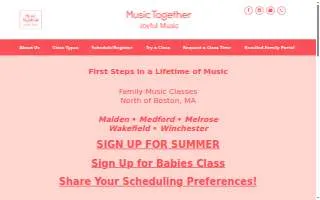 Joyful Music website
