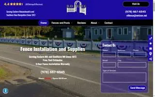 RD Fence Company website