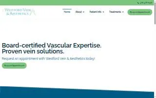 Westford Vein & Aesthetic Solutions LLC website