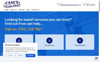 Casey Powerwash website