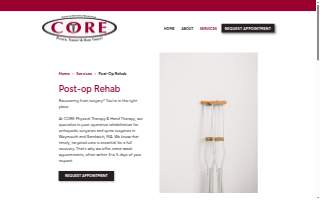 CORE Physical Therapy & Hand Therapy (Center for Orthopedic Rehabilitation)