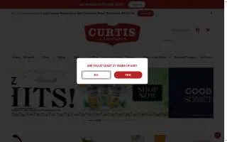 Curtis Liquors - Weymouth website