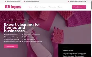 Eli Lopes Cleaning Services website