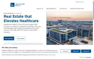 Healthcare Realty | Boston - South Shore Management Office website