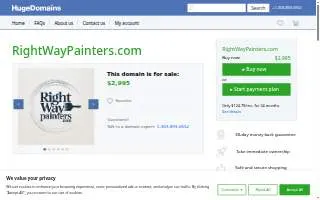 Right Way Painters & Contractors LLC website