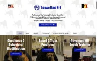 Trouwe Hond K-9 of Duxbury website