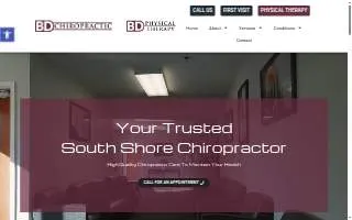 BD Chiropractic of Whitman website