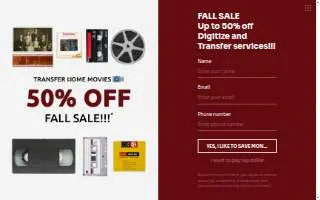 Transfer Home Movies website