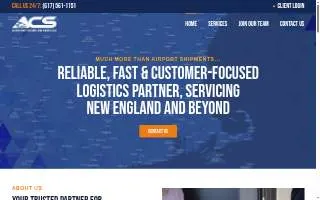 Airport Courier Service of Wilmington website