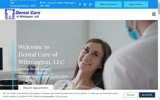 Dental Care of Wilmington website