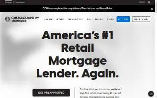 Eric Abenaim at CrossCountry Mortgage website