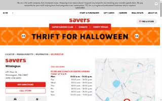 Savers website