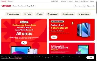 Verizon of Wilmington website
